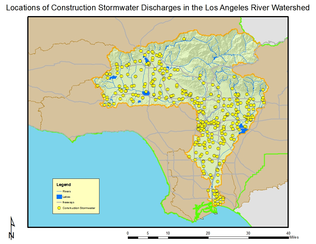 Location of Construction Stormwater Discharges